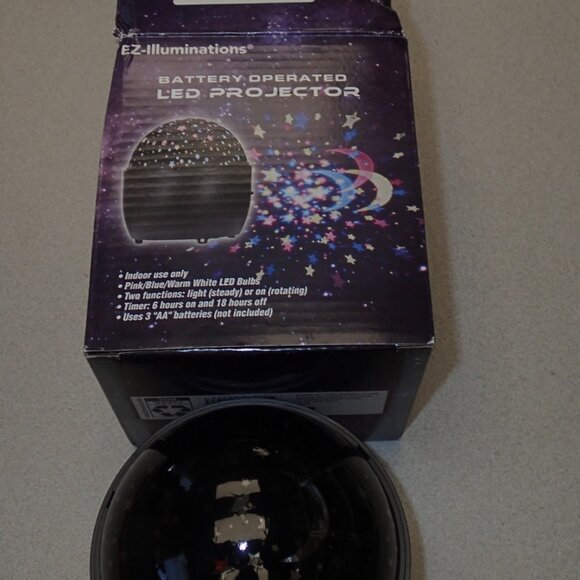 EZ Illuminations Battery Operated LED Projector - Picture 1 of 7
